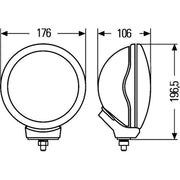 Hella Headlamp 1F5 Left 1F5 008 273-071 534675 1F5 008 273-071
