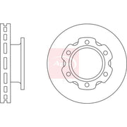 Apec 2 x Vented Brake Discs