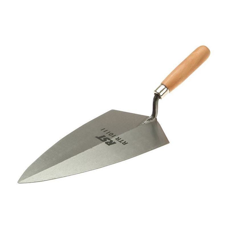 R.S.T. 101 Philadelphia Pattern Brick Trowel Wooden Handle 11in R.S.T. - Dynamic Drive