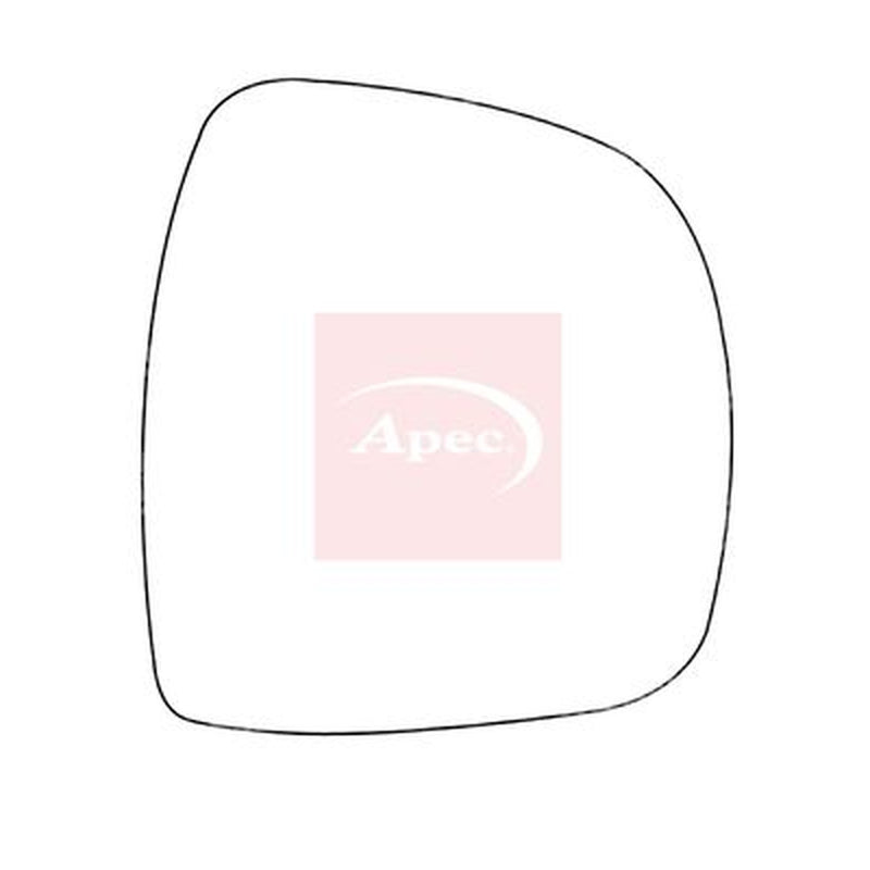 Apec Exterior Wing Mirror Glass Right fits Mercedes-Benz Vito / Mixto 2003-2014