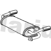 Klarius Box With Tail Pipe Rear fits MG Tf 2002-2009