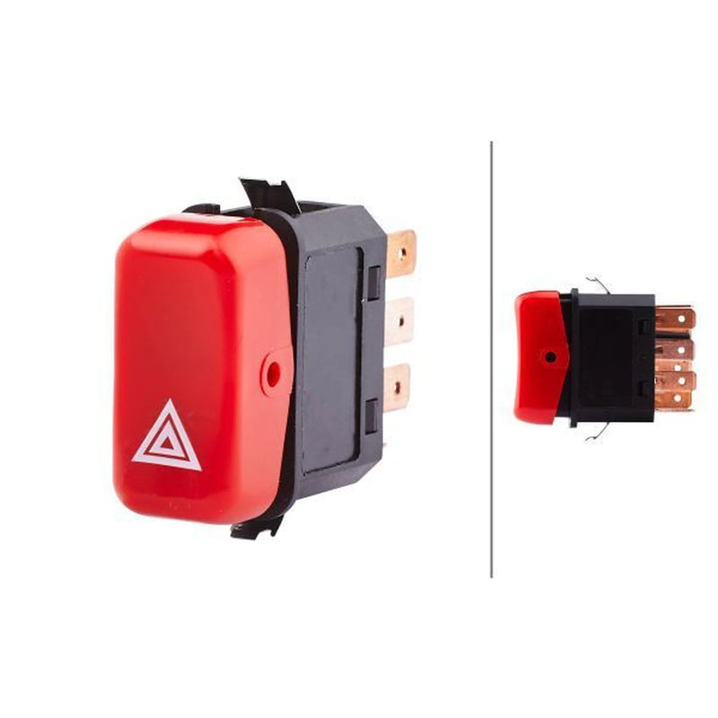 Hella Hazard Warning Light Switch 8 Connectors fits Landini Rex 2003 on