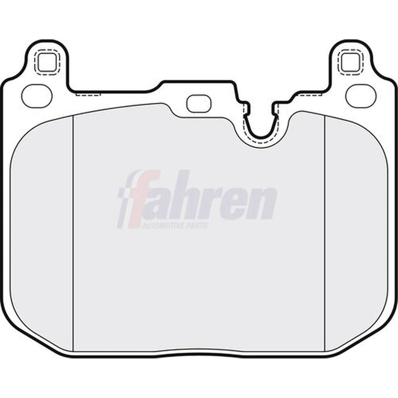 Fahren Front Brake Pad Set FBP3780