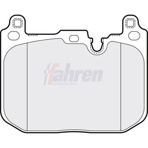 Fahren Front Brake Pad Set FBP3780