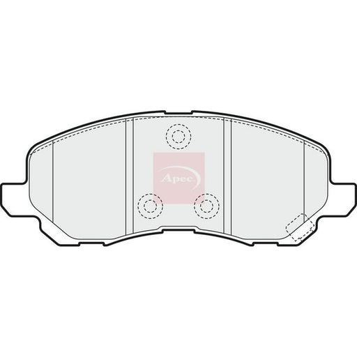 Apec Front Brake Pad Set fits Chrysler Sebring 2007-2010 2.0 2.4 2.7