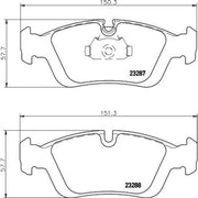 Mintex Front & Rear Brake Discs & Pads fits BMW 3 1995-1999