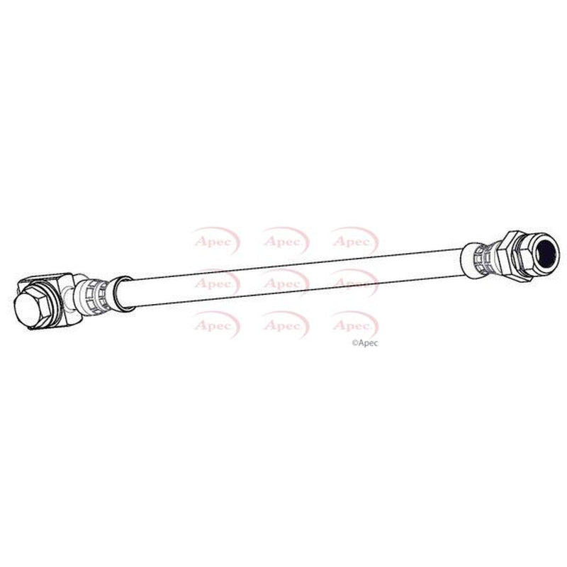 Apec Brake Hydraulic Hose Line Rear fits Seat Leon 2013-2020 2.0
