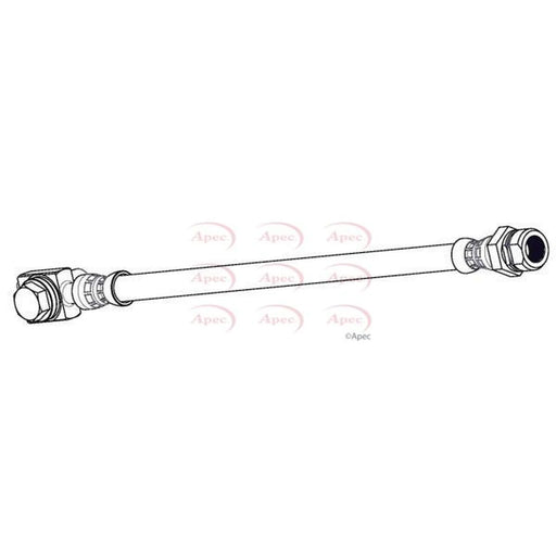 Apec Brake Hydraulic Hose Line Rear HOS4236