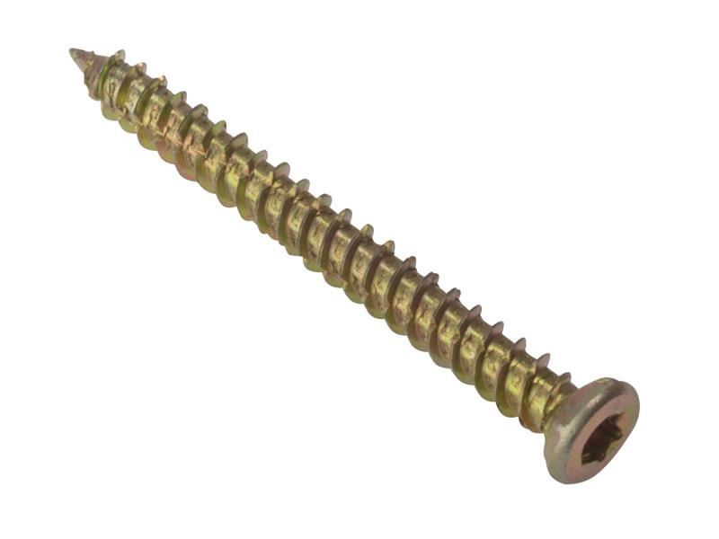 Forgefix Concrete Frame Screw ZYP 7.5 x 202mm Box 100 ForgeFix - Dynamic Drive