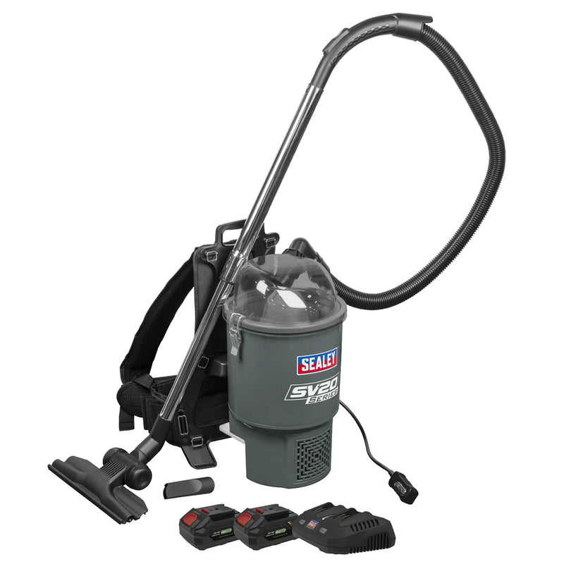 Sealey Cordless Backpack Vacuum Kit CP40VBVKIT 40V
