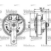 Valeo Car Horn Signal Unit 479164