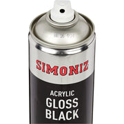 4x Simoniz Large Gloss Black Acrylic Aerosol Auto Car Spray Paint 500ml SIMP15D Simoniz - Dynamic Drive