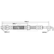 Borg & Beck Brake Hydraulic Hose Line Rear Right BBH6942
