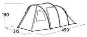 Easy Camp Hidra 5 Pole Tent Green 5 Person Easy Camp - Dynamic Drive