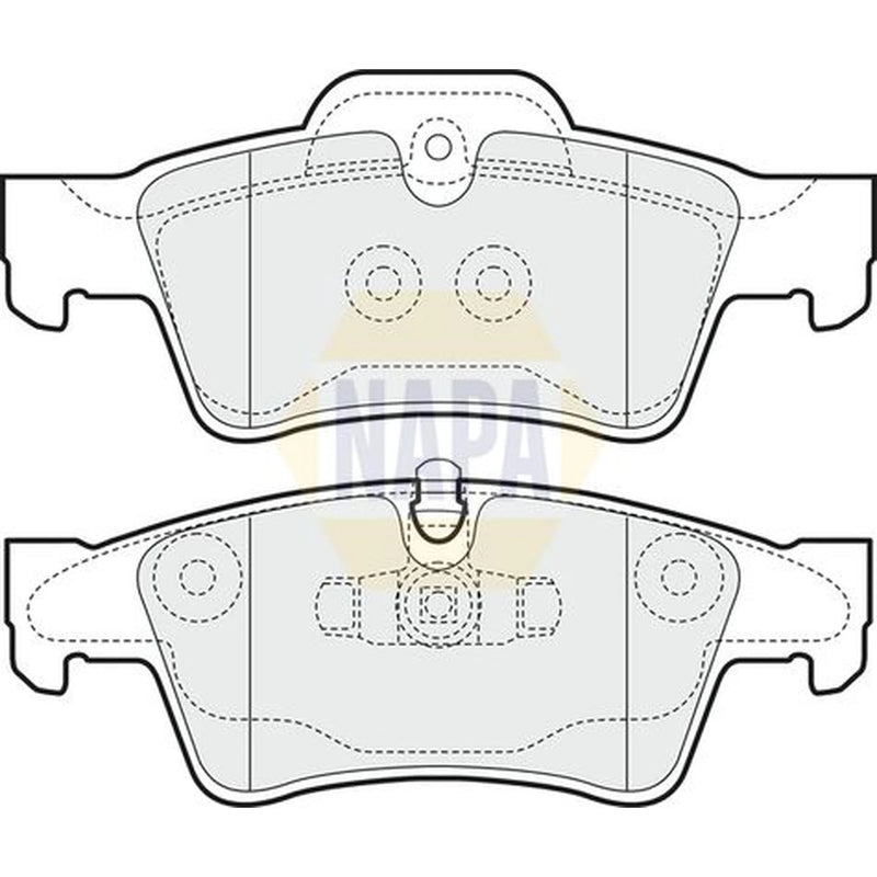 NAPA Rear Brake Pad Set NBP1046
