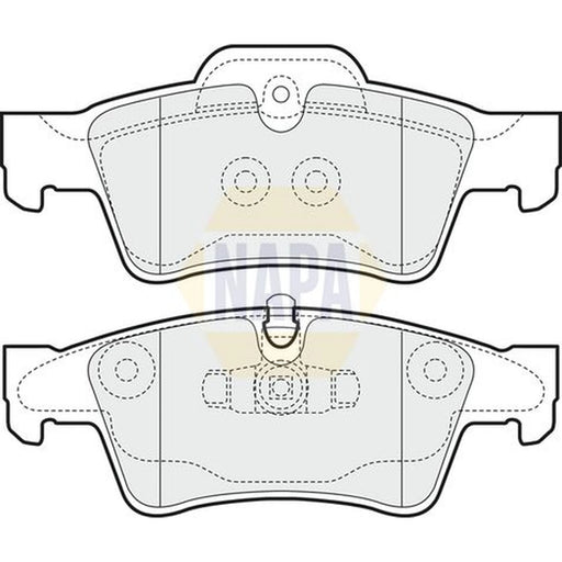 NAPA Rear Brake Pad Set NBP1046