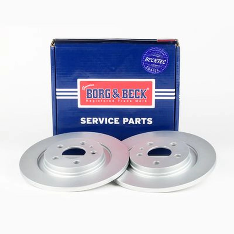 Borg & Beck Front & Rear Brake Discs & Pads fits Fiat Ulysse 2002-2011 3.0