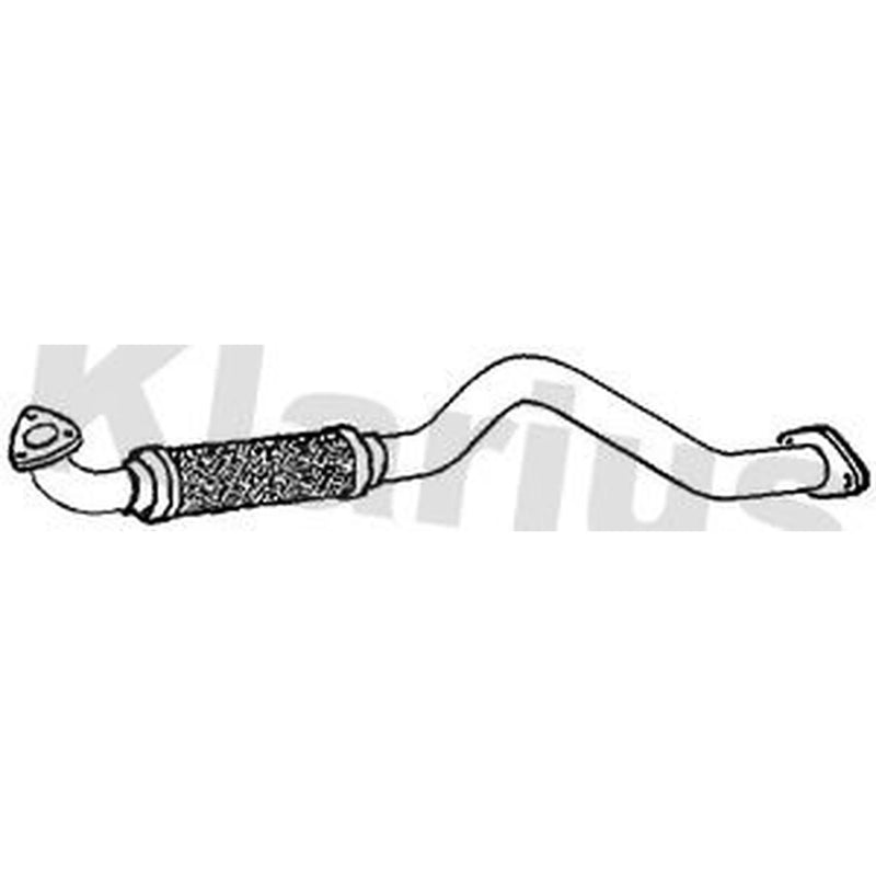 Klarius Exhaust Pipe OD fits Chevrolet Aveo 2011-2015 1.2 1.4