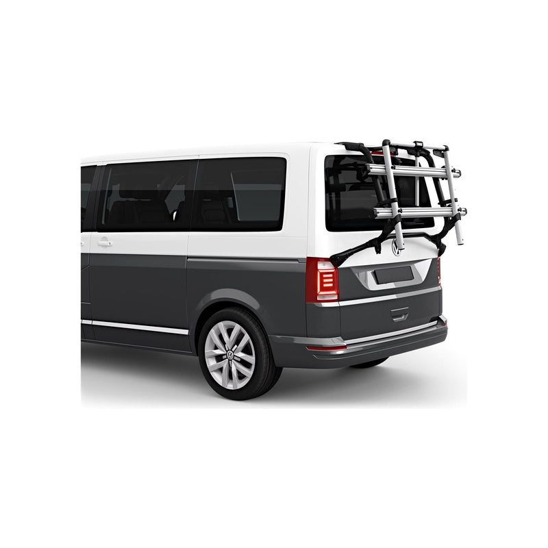 Thule WanderWay two-bike hanging trunk bike rack black Boot bike rack Thule - Bars 4 Cars