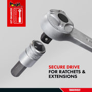 Teng Tools 1/2" Hex Bit Socket Metric 10mm Teng Tools - Dynamic Drive