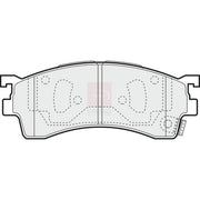 Apec Front Brake Vented Discs & Pads fits Mazda 626 1997-2002 1.8 1.9