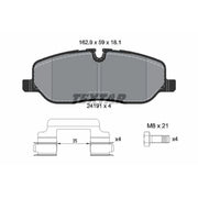 Textar Front Brake Pad Set 2419101