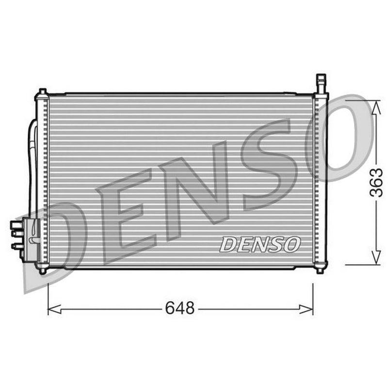 Denso Air Conditioning Condenser fits Ford Focus I 1998-2005 1.4 1.6 1.8 2.0