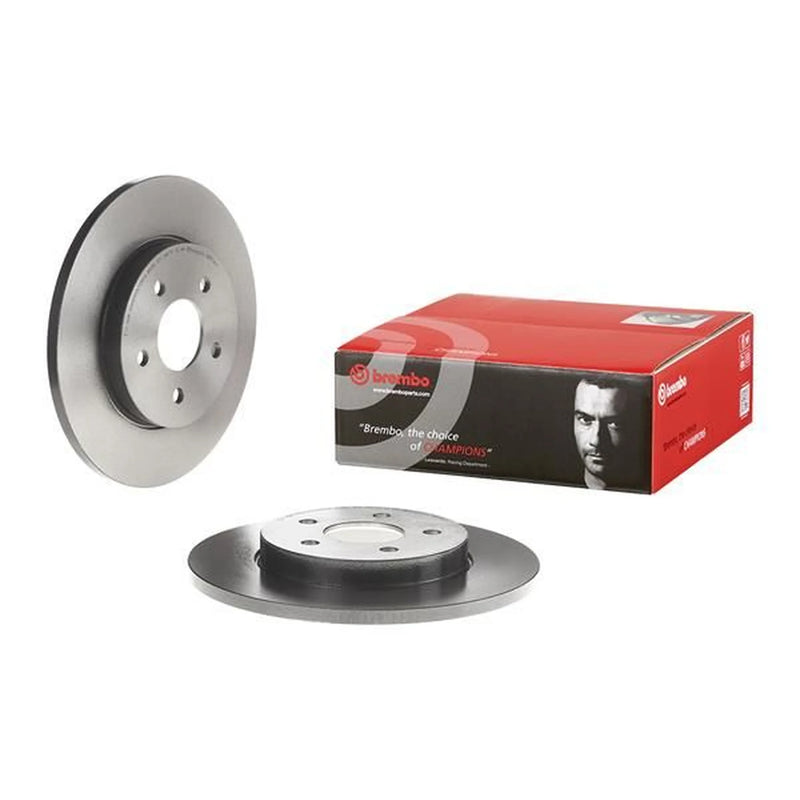 Brembo 2 x Solid Rear Brake Discs 08.9734.11-x2