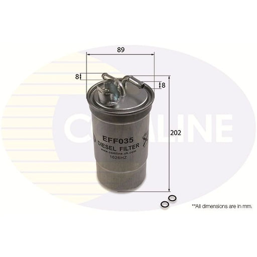 Comline Fuel Filter Element fits Audi A3 1996-2003 1.9