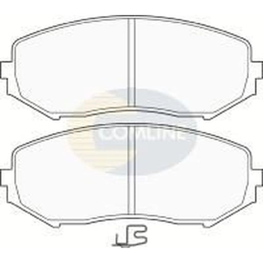 Comline 4 x Front Brake Pad Set fits Suzuki Grand Vitara I Open Off-Road Vehicle
