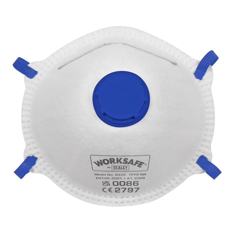 Worksafe Worksafe FFP2 Valved Cup Mask - Pack of 10 9332/10 Worksafe - Dynamic Drive
