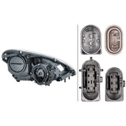 Hella Headlight Headlamp W5W Left fits Mercedes-Benz Slk 2004-2011