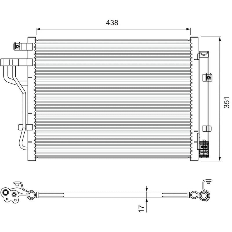 Valeo Air Conditioning Condenser 814399