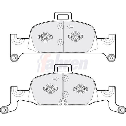 Fahren Front Brake Pad Set FBP3785