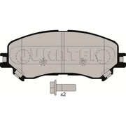 Juratek Front Brake Vented Discs & Pads fits Renault Megane IV 2015 on 1.6