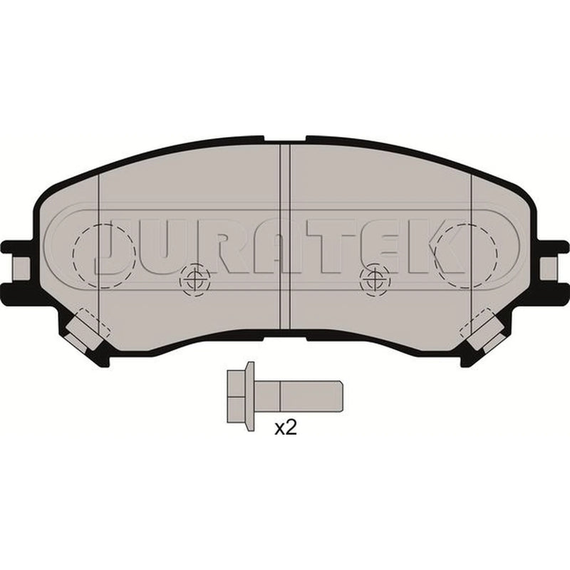 Juratek Front Brake Vented Discs & Pads fits Renault Megane IV 2015 on 1.6