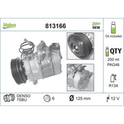 Valeo Air Conditioning Compressor 813166
