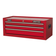 Sealey Mid-Box 3 Drawer with Ball-Bearing Slides Red AP223 Sealey - Dynamic Drive