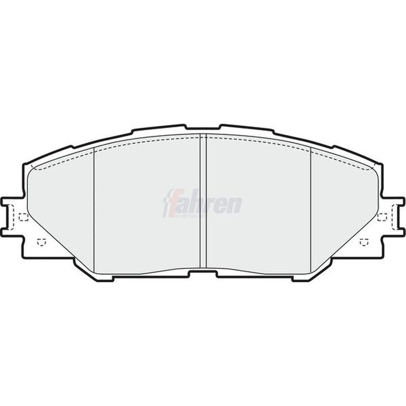 Fahren Front Brake Pad Set FBP3231