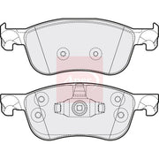 Apec Front Brake Pad Set PAD2207