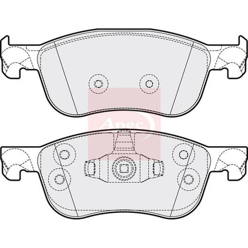 Apec Front Brake Pad Set PAD2207