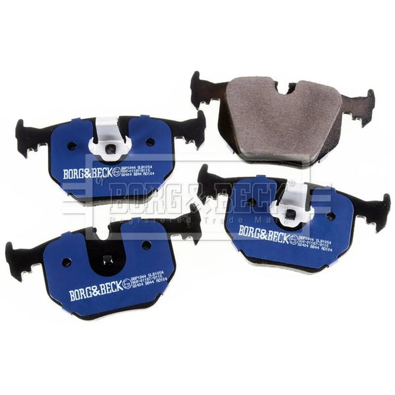 Borg & Beck Rear Brake Solid Discs & Pads fits Land Rover Range Rover 2002-2012