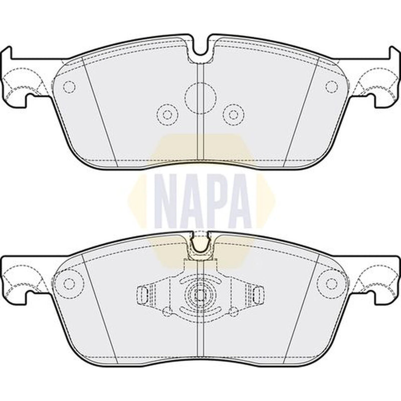 NAPA Front Brake Pad Set fits Jaguar E-Pace 2017-2018 2.0
