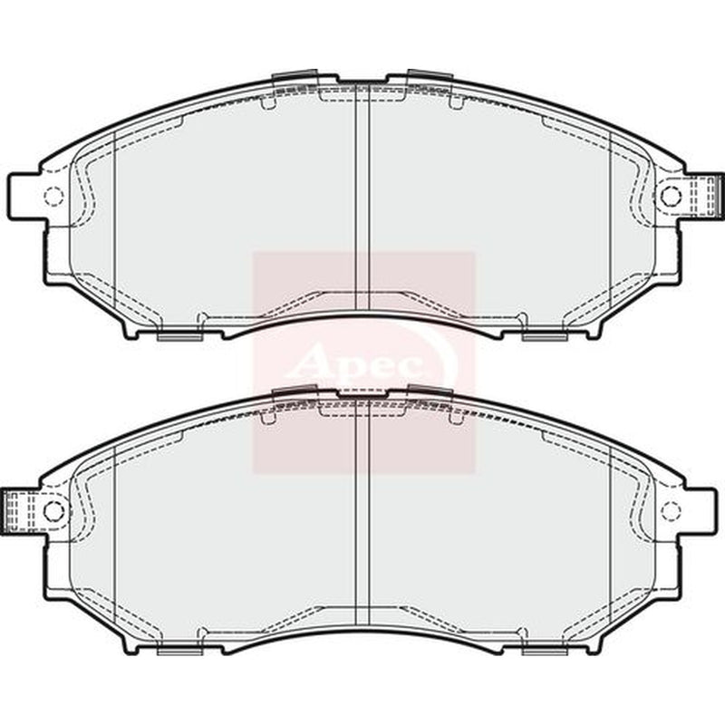Apec Front Vented & Rear Vented Brake Discs & Pads fits Infiniti M 2010 on