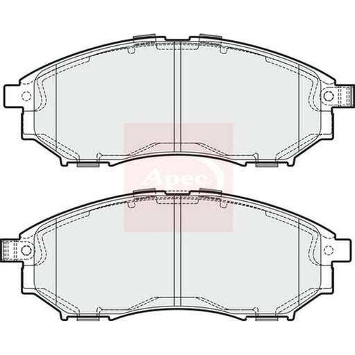 Apec Front Brake Pad Set PAD1662