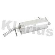 Klarius Box With Tail Pipe Rear fits Citroën C3 Aircross I 2017 on 1.2