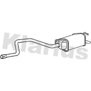 Klarius Box With Tail Pipe Rear fits Ford Mondeo 2000-2007 2.0 2.2