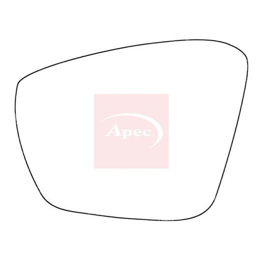 Apec Exterior Wing Mirror Glass Left AMS2185