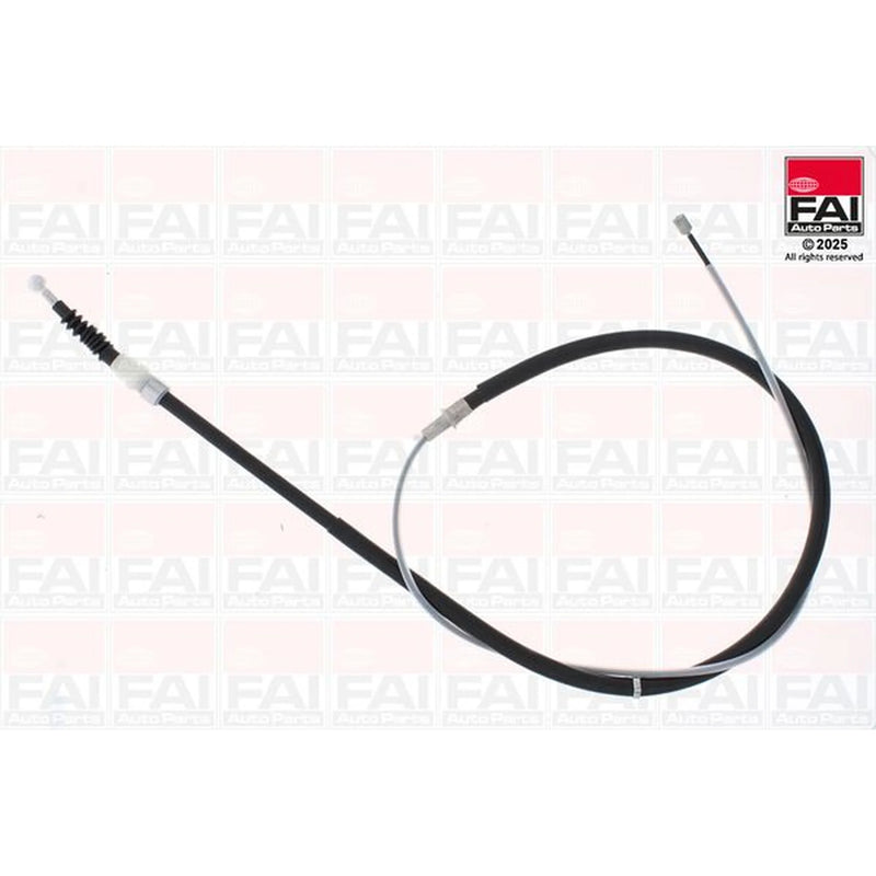 FAI Handbrake Cable Left Rear fits Skoda Octavia III 2012-2020 1.6 1.8 2.0