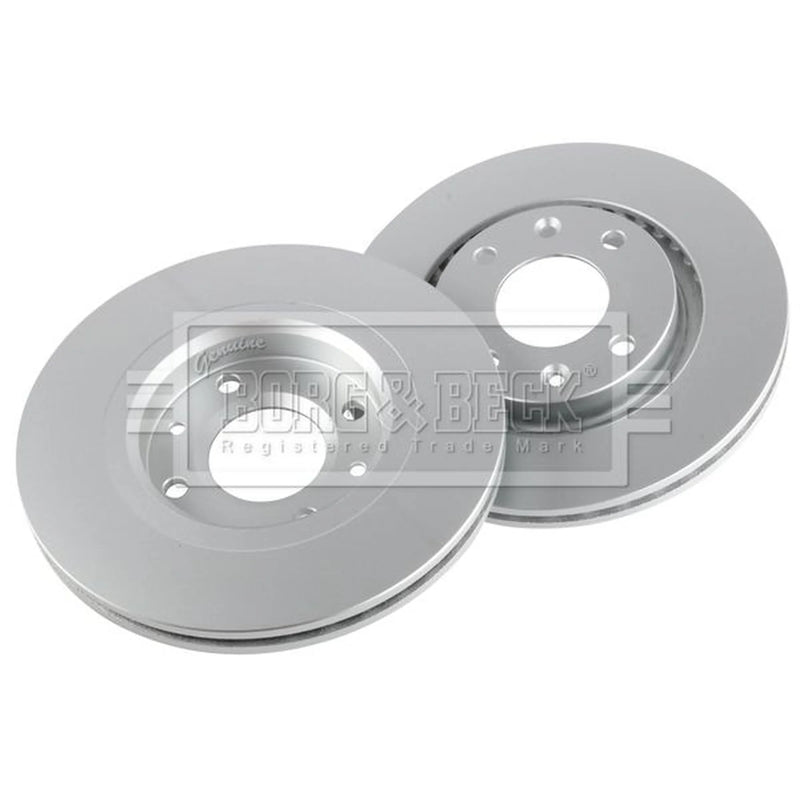 Borg & Beck Front & Rear Brake Discs & Pads fits Citroën C4 II 2009-2018